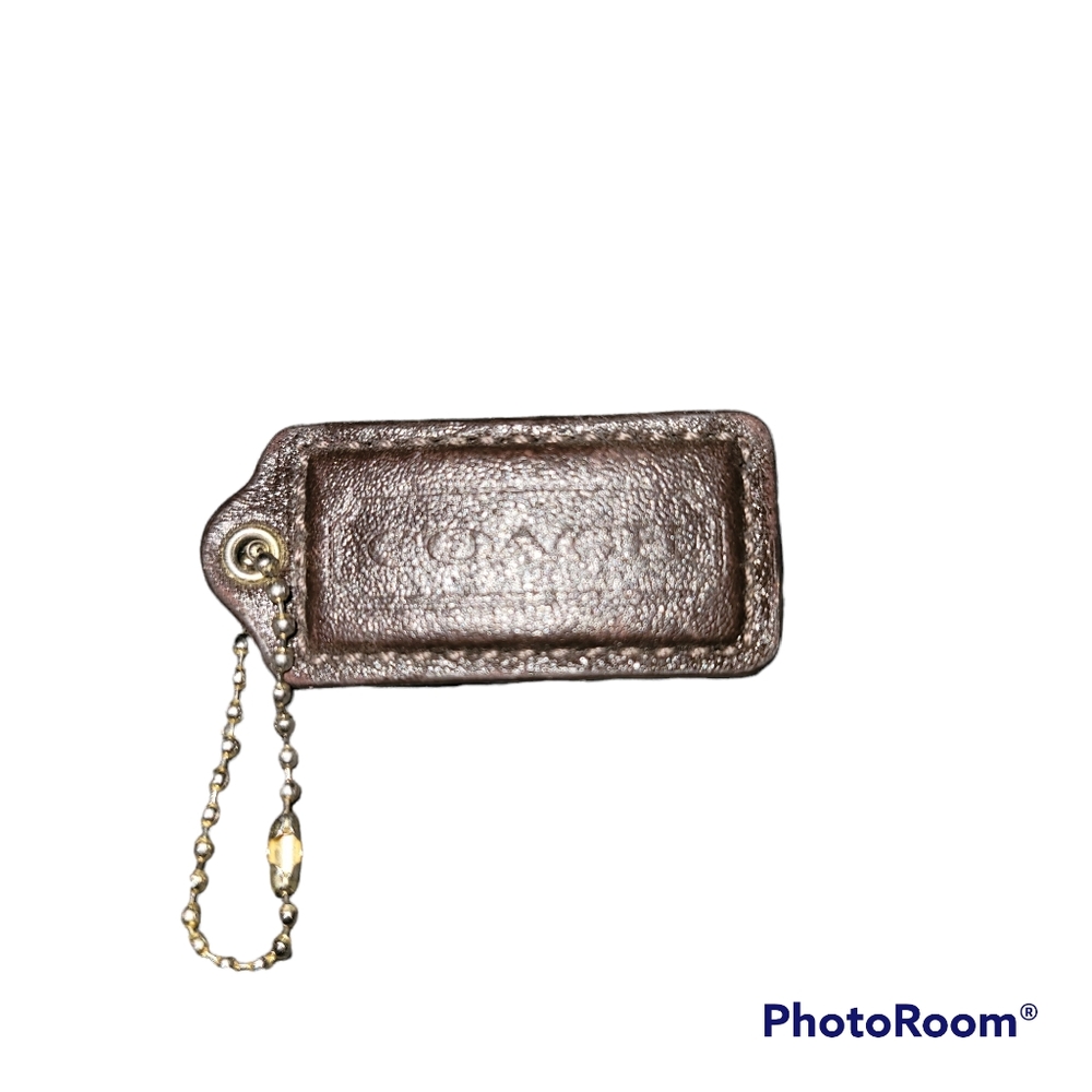💥COACH 💥BROWN KEYCHAIN/ PURSE/ tag ACCESSORY!